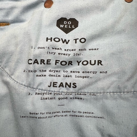 Madewell Mid Rise Kick Out Ankle Jeans Women’s sz 32 Medium Blue Stretch Casual - Picture 13 of 16